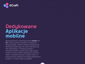 Aplikacje mobilne w Bydgoszczy w firmie itCraft